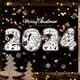 thumbnail image 4 of Pegatinas navideñas para ventana, calcomanías de vidrio para ventana de Feliz Año Nuevo, suministro de decoración navideña para fiesta en casa, pegatinas adhesivas de franquismo, sin rastro, 2024, 4 of 4