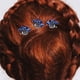 thumbnail image 2 of KAKOWELY 4 horquillas para el pelo de novia en forma de U, con diamantes de imitación, para boda y novia, 2 of 5