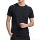 thumbnail image 1 of Camisetas de entrenamiento negras para hombre, camiseta deportiva de manga corta de secado rápido y rendimiento, camiseta informal y transpirable, 1 of 6