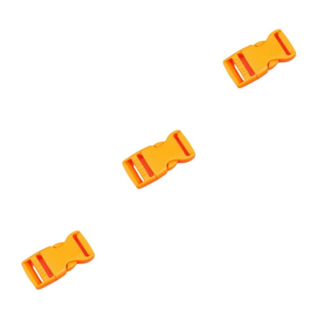 maskred 10pack/lot Versatile Release Buckle Strap For Various Buckle Applications Multi-Color ABS Clasp Belt Buckles Hook Buckle Orange color 3Set