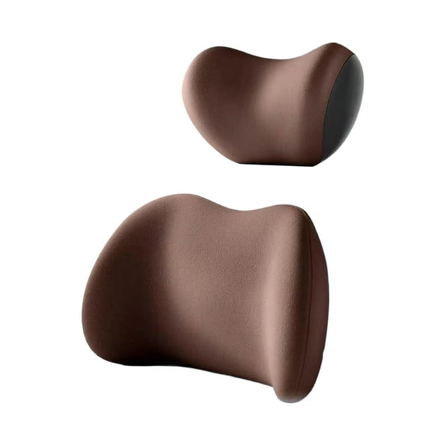 Wweixi Car headrests and lumbar support pads, easily secured seat support pads