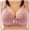 Pink, variant on Up to 65% off!Plus Size Bras for Women Full Coverage Fashion Bowknot Printing Comfortable Hollow Out Bra Underwear No Rims