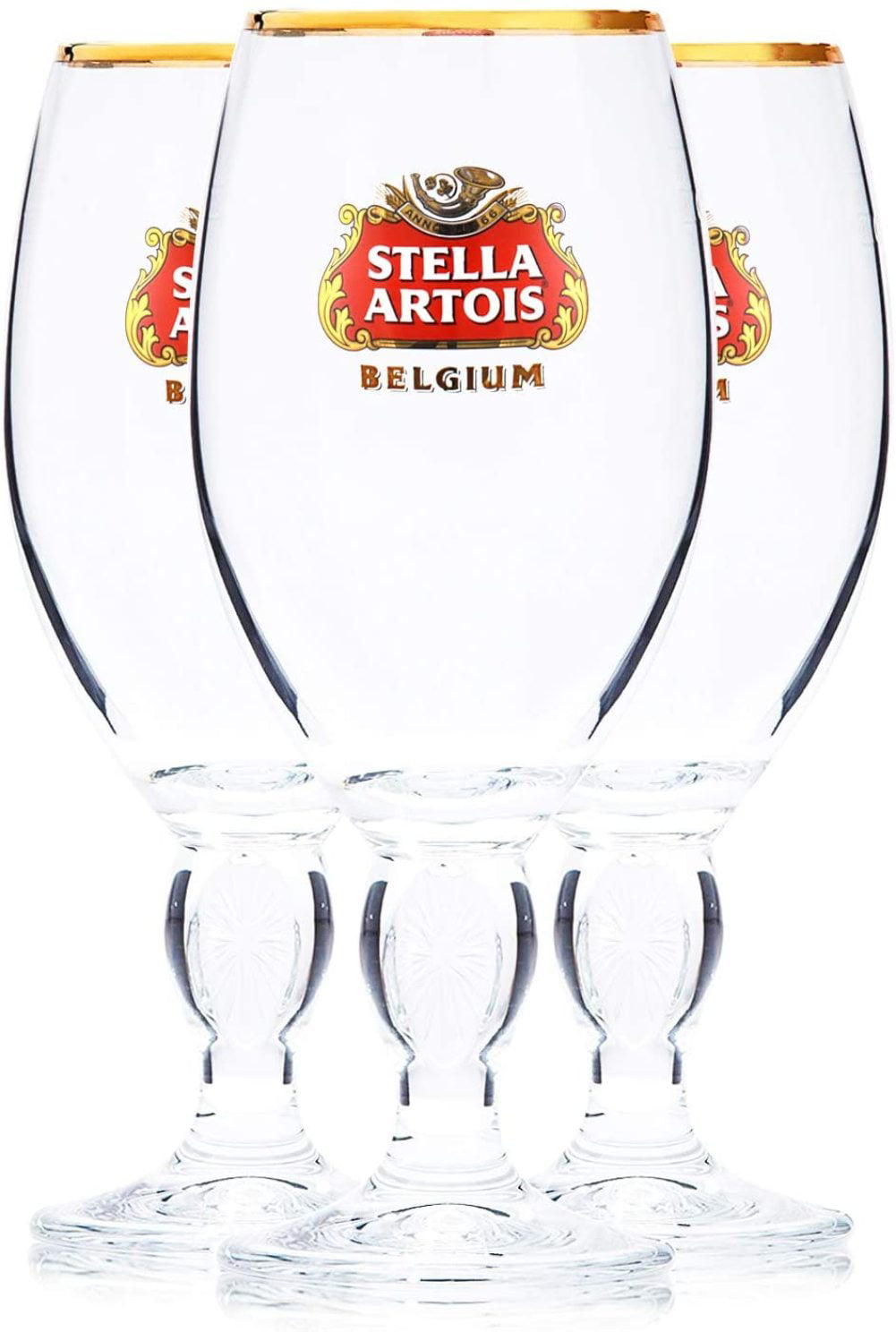 6 Glasses 6 x Stella Artois Cidre 2/3 Pint Chalice Glass in Gift Box