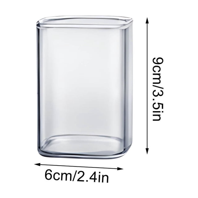 Transparent Glass Water Cup Household Mouth Milk And Cup Crystal Glass