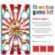 thumbnail image 2 of Banner de juego de lanzamiento de payaso de carnaval con pufs para niños y adultos en actividades de fiesta de carnaval, 2 of 5