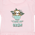 thumbnail image 3 of Inktastic Teacup Raccoon I Love My Gram Girls Toddler Dress, 3 of 4
