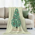thumbnail image 3 of Flannel Blanket, Christmas Tree Blanket, Machine Washable Soft Warm Blanket, Office Living Room Sofa Air Conditioning Blanket, Christmas Gift, 3 of 4