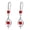Gold, variant on Dangle Earrings for Women,Created Leverback Sterling Silver Plated Drop Zircon Earrings Jewelry Gifts