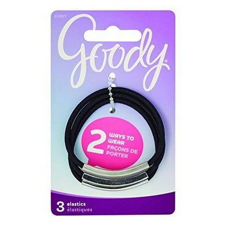 Goody DoubleWear Elastics Ponytailer/Bracelet 3pk