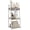 White, variant on 3-Tier Narrow Bathroom Shelves with Drawer, Bathroom Organizers and Storage, Open Floor Ladder Shelf, Freestanding Tower Slim Standing Unit for Small Spaces - Rustic Brown