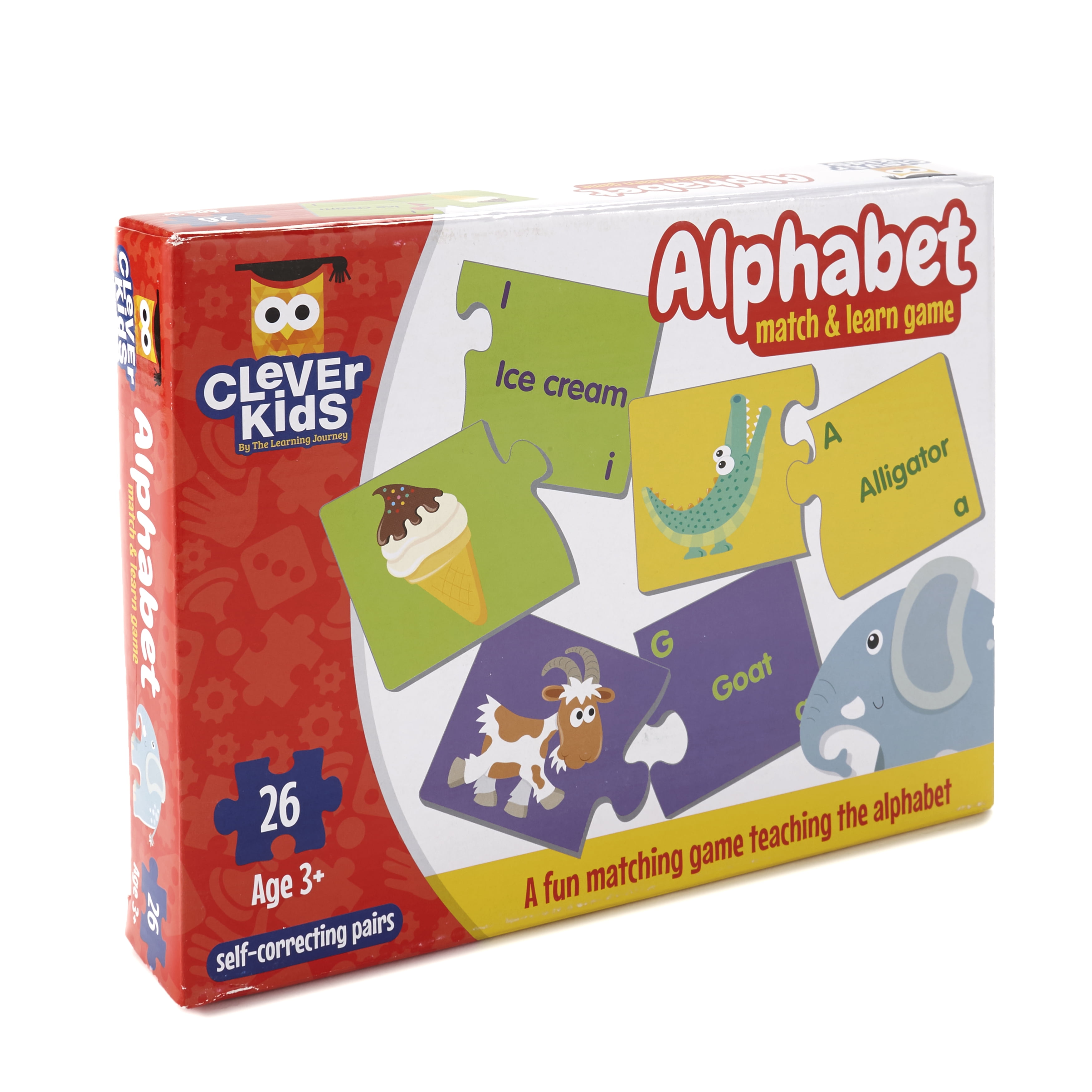 Early Learning Clever Kids Alphabet Match & Learn Game Floor Puzzle Age 3 