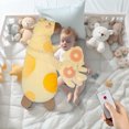 thumbnail image 4 of Muñeca de ayuda para dormir relajante para bebés | Herramienta para golpear el sueño con control remoto de golpeteo ajustable | Almohada relajante Palm Hug | Poliéster relleno de perlas | Antivuelco, 4 of 5