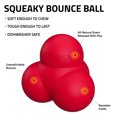 thumbnail image 2 of Playology Dog Toys | Squeaky Bounce Ball, Beef Scented Chew Toy - Jumbo, 2 of 6