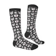 thumbnail image 3 of Fotbe Husky print Women's Men's Novelty Crew Socks Cotton Socks Knee High Socks for Walking,Running,Nurses,Pregnancy, 3 of 9