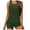 Green, variant on LEEy-world Plus Size Swimsuit for Women Women's Retro High Neck Mesh Splicing One Piece Swimsuit for Women Blue,XL