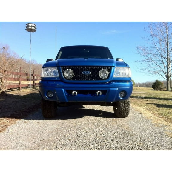 For The Ford Ranger Auxiliary Grille Off Road Driving Lights Lamps Kit