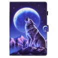 thumbnail image 4 of Allytech iPad 10.2" Case, iPad 9 8 7 Case 10.2", Slim Fit Multi Angle Stand Smart Cover Auto Sleep Wake Shockproof Protection Anti-scratch Case for Apple iPad 9th 8th 7th Gen - Wolf, 4 of 7