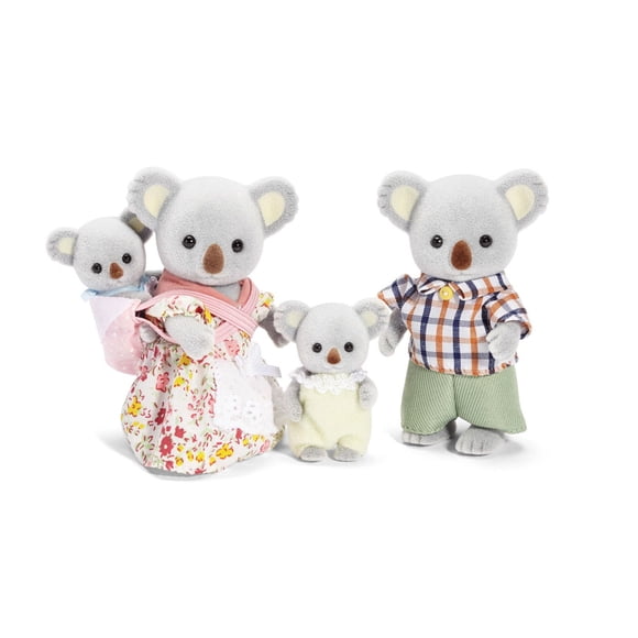 Calico Critters Outback Koala Family, Set of 4 Collectible Doll Figures