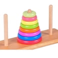 thumbnail image 3 of Zulema Torre De Madera Clásica Juego De Rompecabezas Juguete de la torre de Hanoi, 3 of 4
