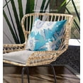 thumbnail image 5 of Sunflower Indoor/Outdoor Pillow in Blue White 16x16, 5 of 5