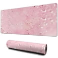thumbnail image 1 of Premium Pink Mouse Pad & XXL Desk Pad - 31.5x11.8 Inches with 3 Levels for Keyboard Convenience, Large Mousepad Perfect for Home Office Work, 1 of 7