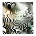 thumbnail image 3 of Ambesonne Geometric Shower Curtain, Circle Zebra Stripes, 69"Wx75"L, Black and White, 3 of 5