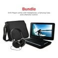 Ematic 14" Portable DVD Player with Remote, Carrying Case & Headphones