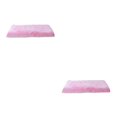 thumbnail image 4 of Dalazy Suitable For All Breeds Dog Bed Easy To Clean Durable Pet Cushion Polyester Pet Mat Value For Money pink white S 40*30*5cm 2Set, 4 of 6