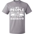 thumbnail image 2 of OXI T-Shirt - People Skills Fine Work, Basic Casual T-Shirt for Men's and Women Fleece T-Shirt Short Sleeve - Sport Grey X-Large, 2 of 3