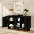thumbnail image 3 of Modern Sideboard, 3 Door  (1499 x 406 x 864mm / 59 x 16 x 34in), Black, 3 of 11