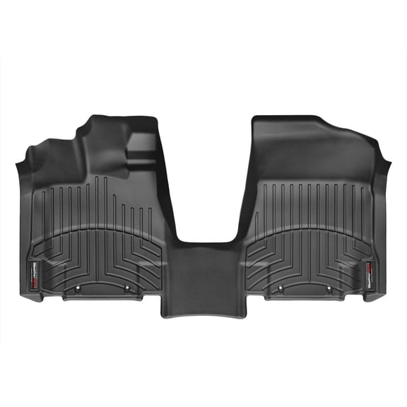 WeatherTech Custom Fit FloorLiners compatible with 2011-2017 Nissan Quest - 1st Row - Over The Hump, Black