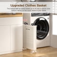 thumbnail image 3 of PrettyCare Lot de 2 Paniers à Linge Pliables de 70 L avec Poignées et Roues pour la Maison, le Dortoir, les Voyages BE01, 3 of 10