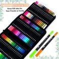 thumbnail image 7 of Rongyman 72 Colors Dual Tip Art Markers, 0.4mm Fine Point & 1-4mm Flexible Brush Tip Coloring Pens for Adult Coloring Books, Drawing, Journaling, Hand Lettering, Sketching & Calligraphy, Premium Arti, 7 of 7