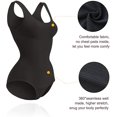 thumbnail image 5 of Irisnaya Waist Trainer for Women Shapewear Slimming Bodysuit Tummy Control Seamless Round Neck Full Jumpsuits Tops(Black XL-2XL), 5 of 8