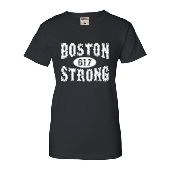 Womens Boston Strong 617 T-Shirt