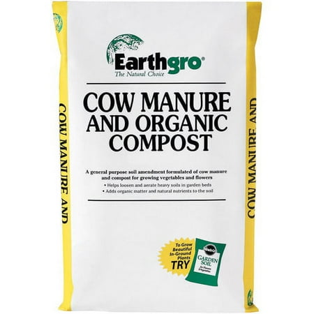 Earthgro Cow Manure & Organic Compost, 40 Lb.