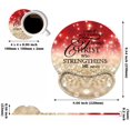 thumbnail image 2 of Ergonomic Mouse Pad Wrist Support and Coasters Set, Cute Wrist Rest Pad with Non-Slip PU Base for Home Office Working, 2 of 5