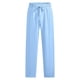 thumbnail image 4 of Ceisia Men's Linen Casual Trousers Summer High-Waisted Straight-Leg Business Pants with Drawstring Waist Light Blue S Gifts, 4 of 9