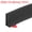 Black, variant on REGALWOVEN Collapsible Shower Barrier Stopper Water Splash Guard Blocker for Bathroom Kitchen Clear 39"Lx0.6"Wx1.2"H