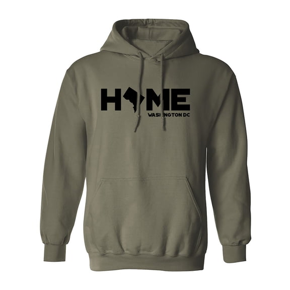 Washington DC HOME Adult Hooded Sweatshirt