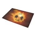 thumbnail image 3 of MKHERT Soccer Ball Doormat Rug Home Decor Floor Mat Bath Mat 23.6x15.7 inch, 3 of 3