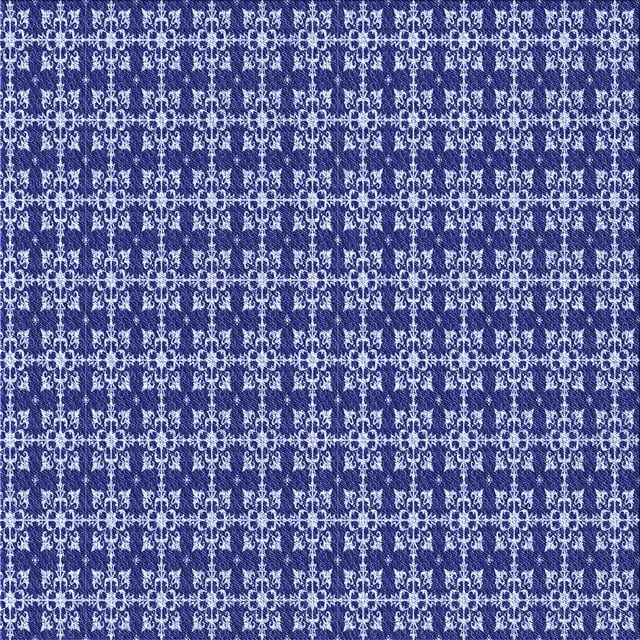 Ahgly Company Tapis d'Intérieur Lavable en Machine Carré Transitionnel Bleu Cobalt, 6 Pieds Carré