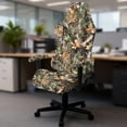 thumbnail image 3 of Uorisanigo Camo Gaming Chair Cover with Armrest Covers Branch Racing Gaming Chair Protector with Elastic Edge Breathable Office Chair Covers Dormitory Accessories, 3 of 8