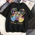 thumbnail image 3 of Camiseta de algodón para niños Disney, disfraz nuevo de verano para niños, ropa deportiva de moda, informal, de manga corta, para niño y niña, camiseta blanca de manga corta, 3 of 5