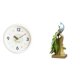 thumbnail image 1 of Reloj de pared moderno de con escultura de números , silencioso, sin , figura decorativa para el hogar, la oficina, la sala de, 1 of 8