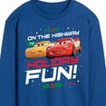 thumbnail image 3 of Disney Cars - Christmas - On The Highway To Holiday Fun - Men's Long Sleeve T-Shirt, 3 of 5