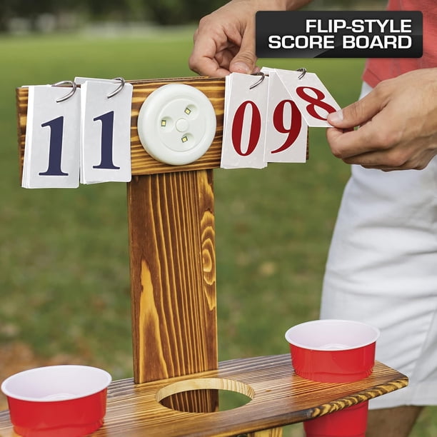 Cornhole Score Keeper – Tableau D'Affichage Léger Et Imperméable, 2/3/4 Chiffres, Pour Tennis De Table, Foot, Basket, Multisport