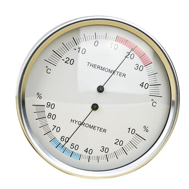 koolsoo Hygromètre de Précision - Hygromètres Mécaniques, Détecteur d'Humidité Rond