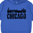 thumbnail image 3 of Inktastic Chicago Skyline Grunge Toddler Hoodie, 3 of 4
