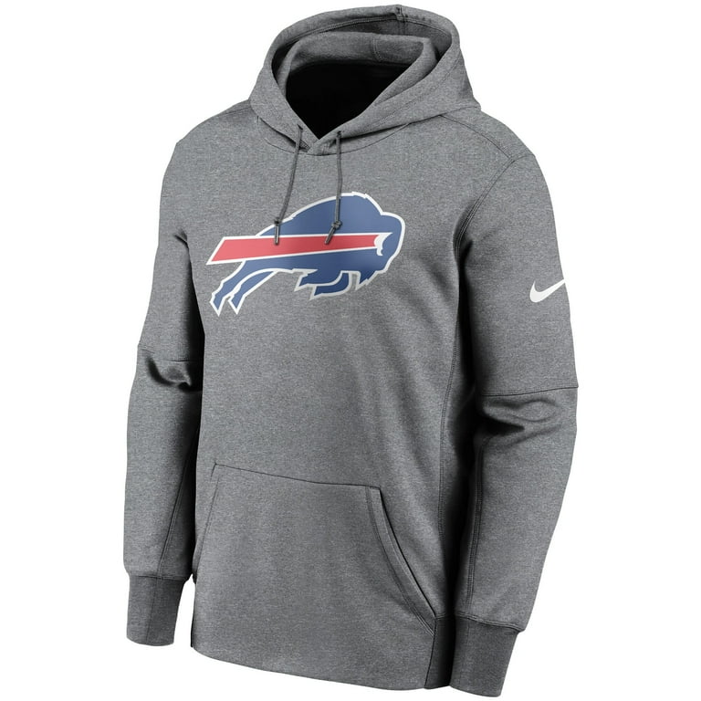 Nike Men's Buffalo Bills Logo Red Therma-FIT Hoodie